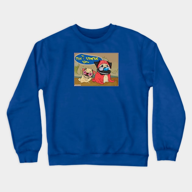 Ren and Stimpy Crewneck Sweatshirt by darklordpug